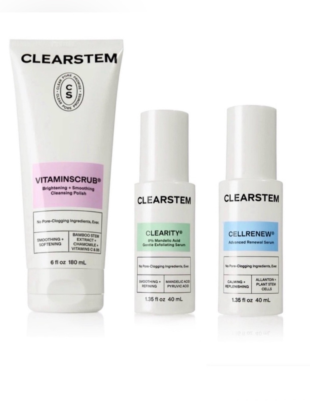 CLEARSTEM Blackhead Dissolver Trio set NEW